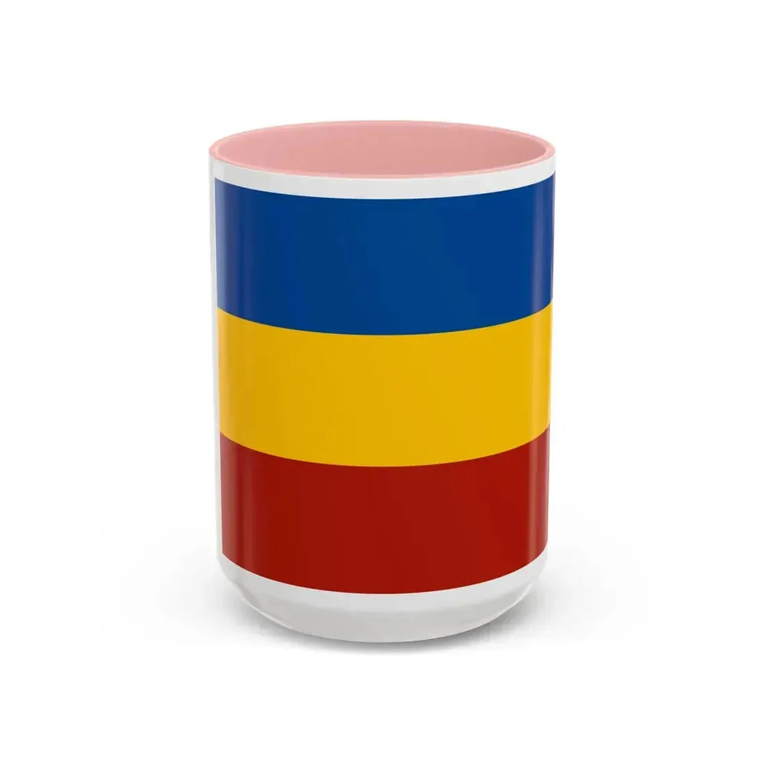 Flag of Rostov Oblast Russia - Accent Coffee Mug 15oz Pink - Go Mug Yourself