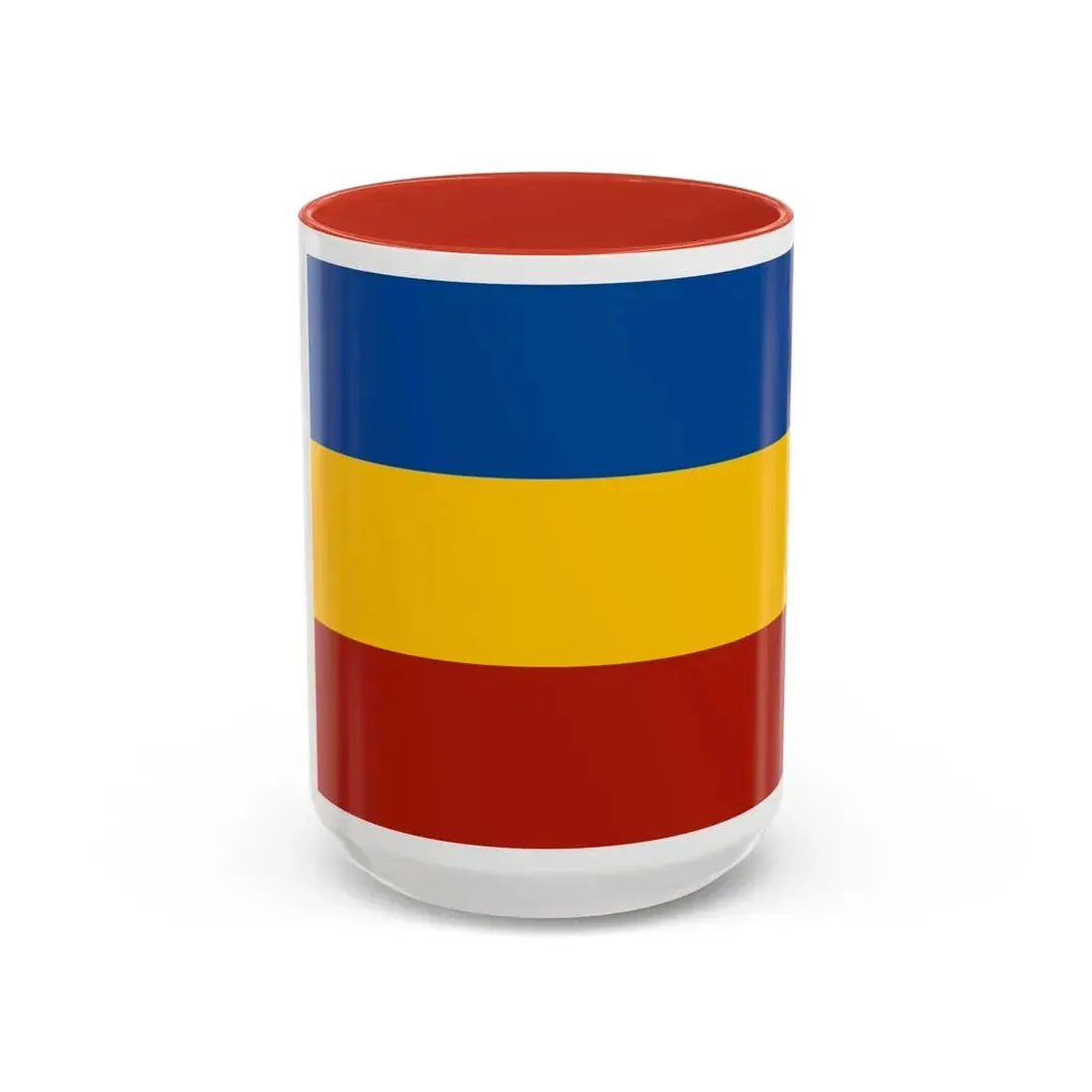 Flag of Rostov Oblast Russia - Accent Coffee Mug 15oz Red - Go Mug Yourself