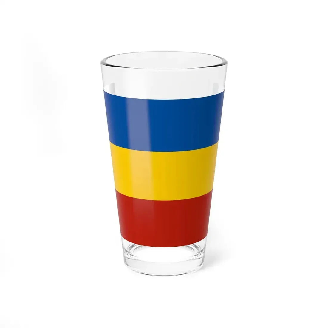 Flag of Rostov Oblast Russia - Pint Glass 16oz 16oz - Go Mug Yourself