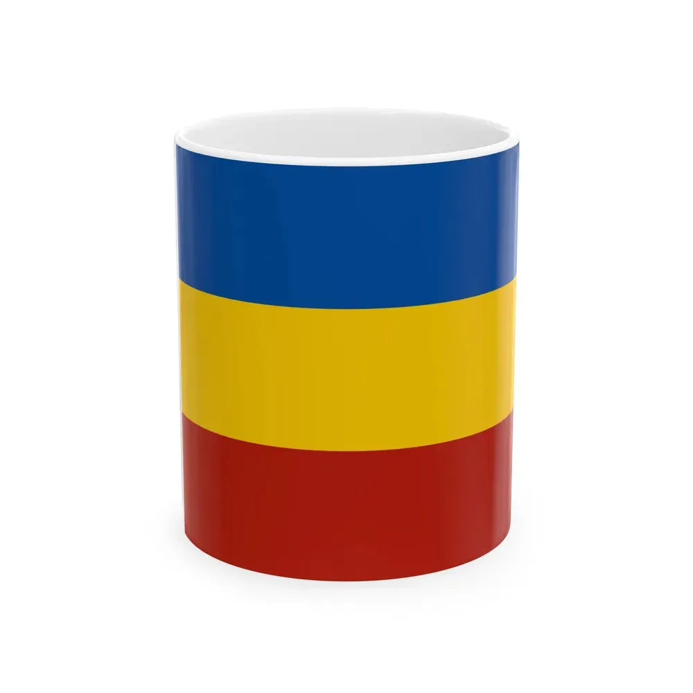 Flag of Rostov Oblast Russia - White Coffee Mug 11oz - Go Mug Yourself