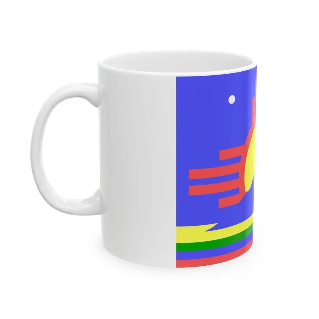 Flag of Roswell New Mexico (Mexico) White Coffee Mug - Go Mug Yourself