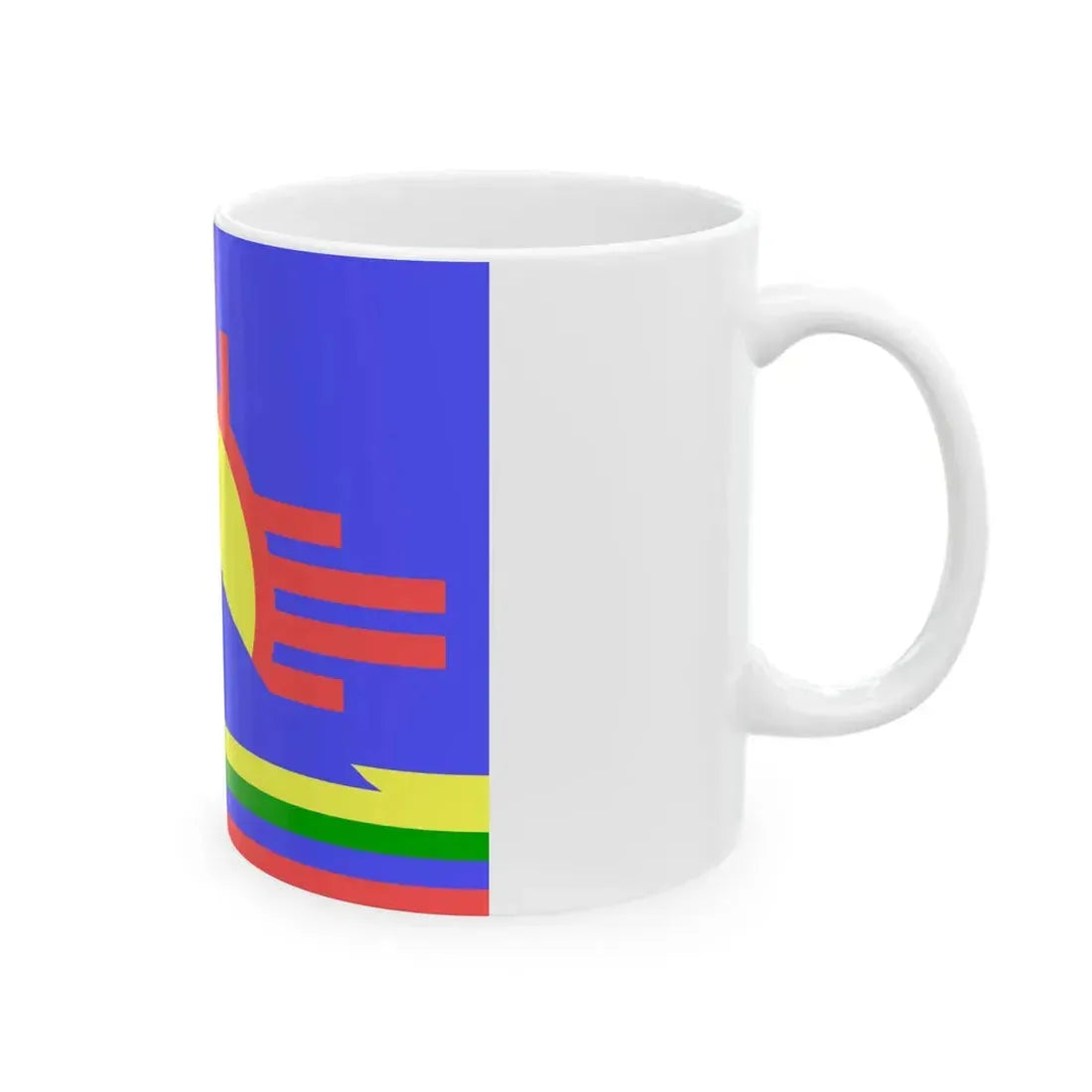 Flag of Roswell New Mexico (Mexico) White Coffee Mug - Go Mug Yourself