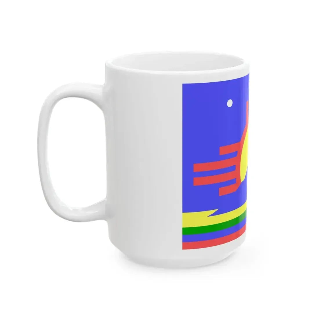 Flag of Roswell New Mexico (Mexico) White Coffee Mug - Go Mug Yourself
