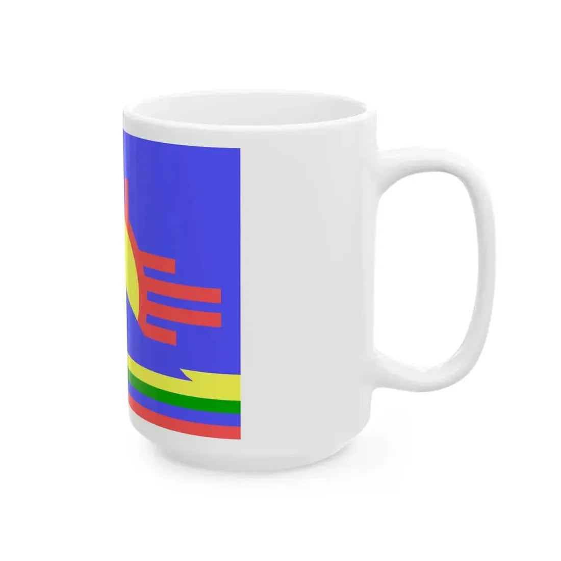 Flag of Roswell New Mexico (Mexico) White Coffee Mug - Go Mug Yourself