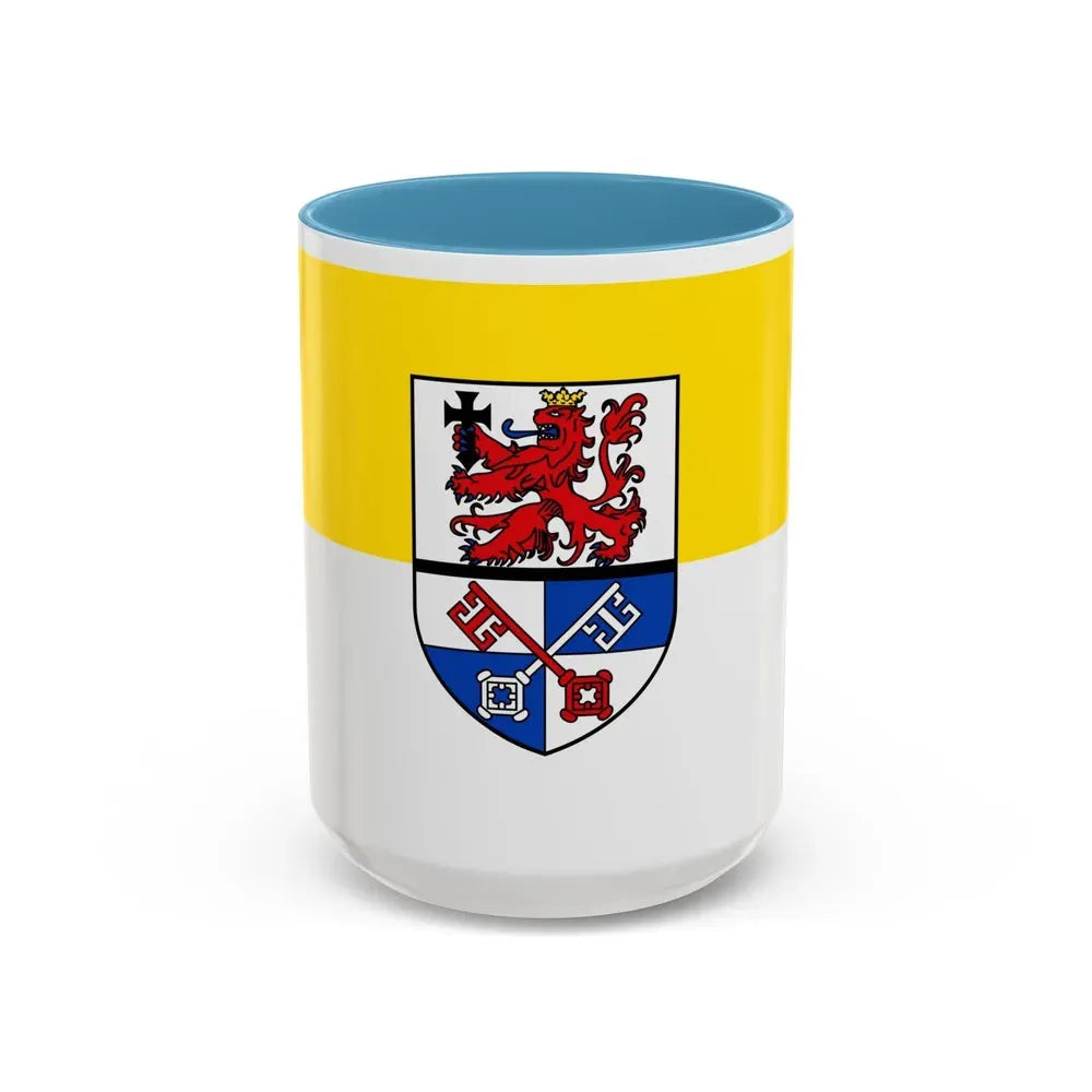 Flag of Rotenburg Germany - Accent Coffee Mug 15oz Light Blue - Go Mug Yourself