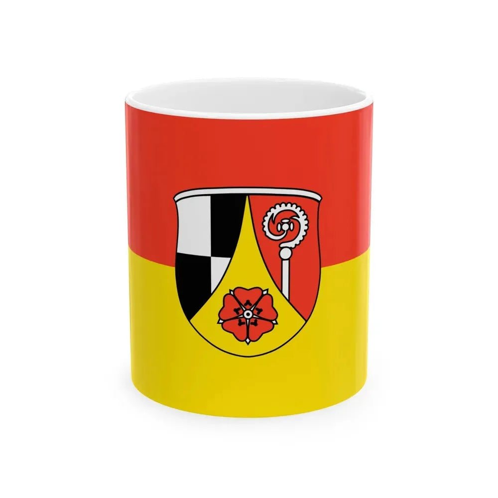 Flag of Roth Germany - White Coffee Mug 11oz - Go Mug Yourself