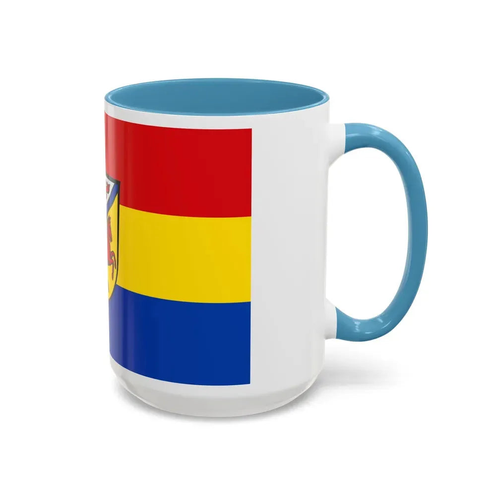 Flag of Rottal Inn Germany - Accent Coffee Mug - Go Mug Yourself