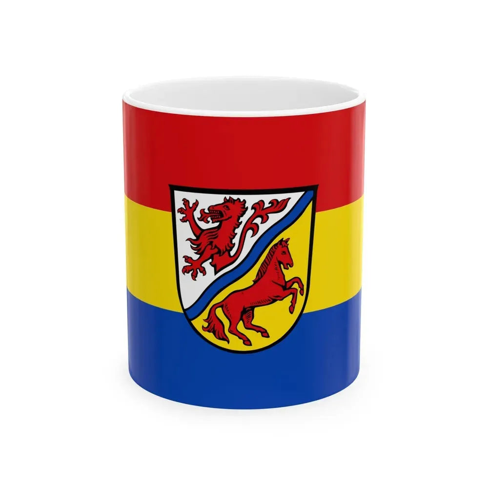 Flag of Rottal Inn Germany - White Coffee Mug 11oz - Go Mug Yourself