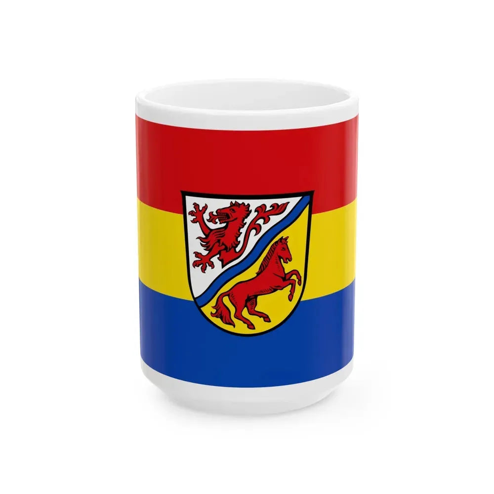 Flag of Rottal Inn Germany - White Coffee Mug 15oz - Go Mug Yourself