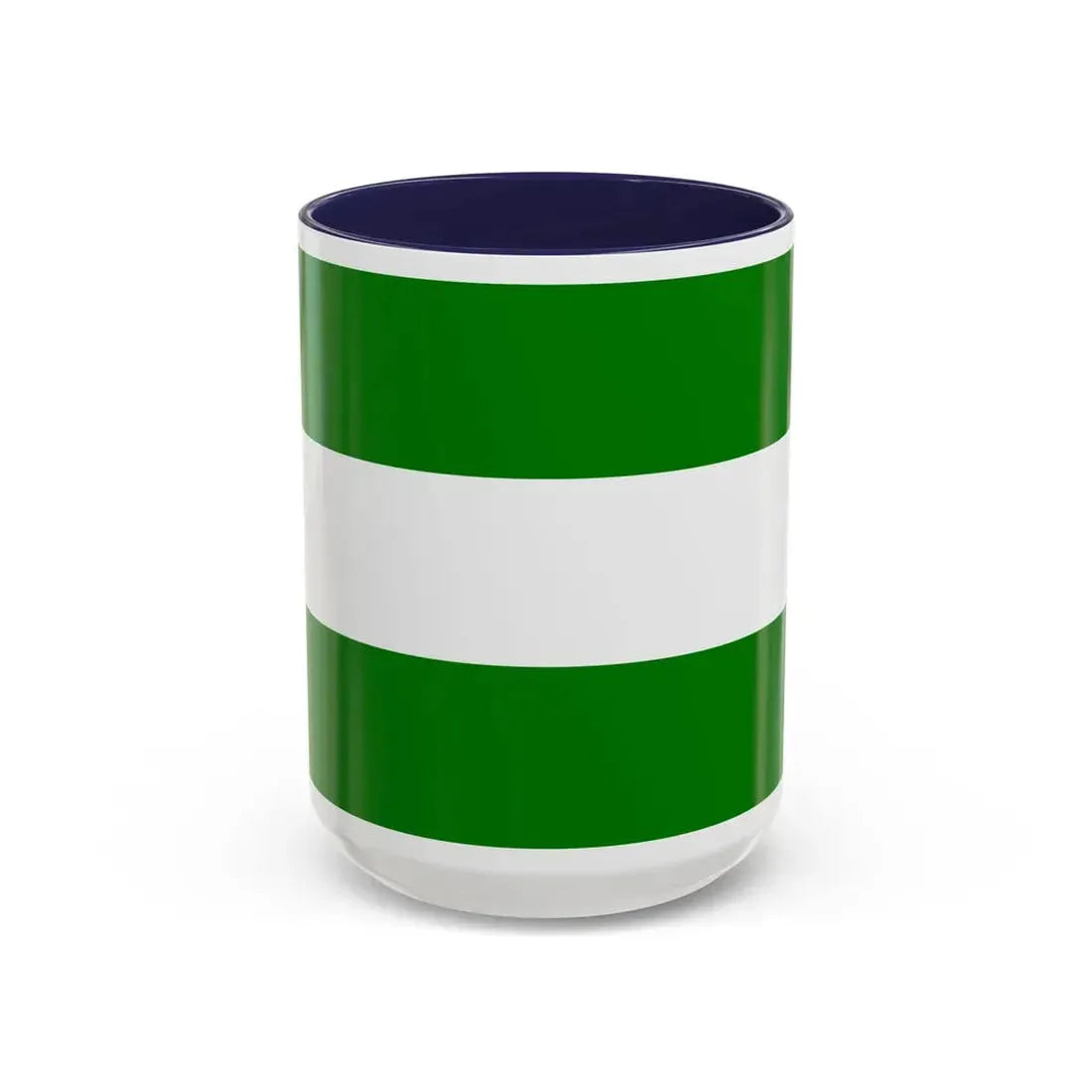 Flag of Rotterdam the second city of The Netherlands - Accent Coffee Mug 15oz Navy - Go Mug Yourself