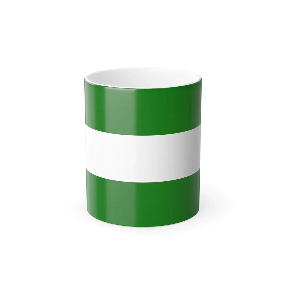 Flag of Rotterdam the second city of The Netherlands - Color Changing Coffee Mug 11oz - Go Mug Yourself
