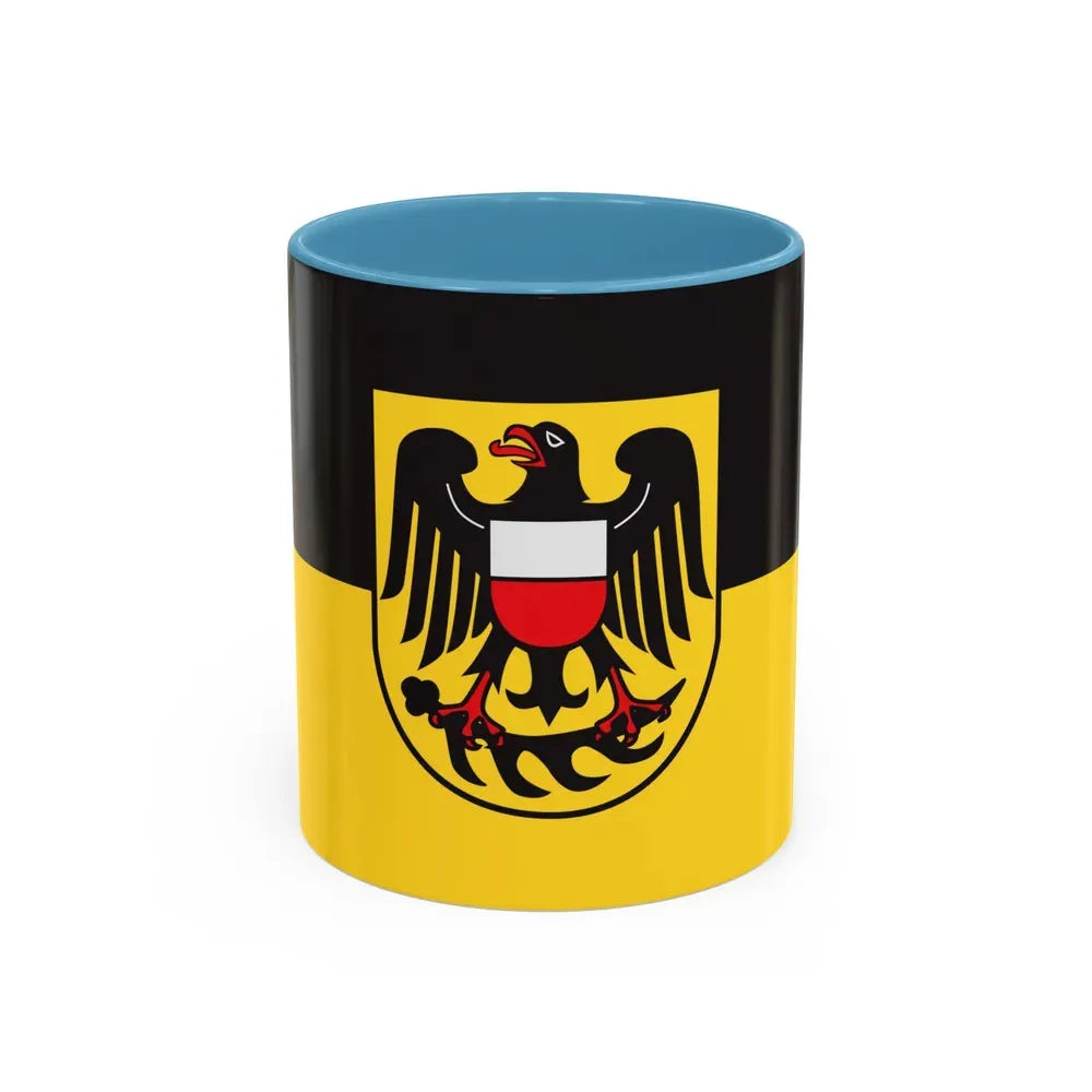 Flag of Rottweil Germany - Accent Coffee Mug 11oz Light Blue - Go Mug Yourself