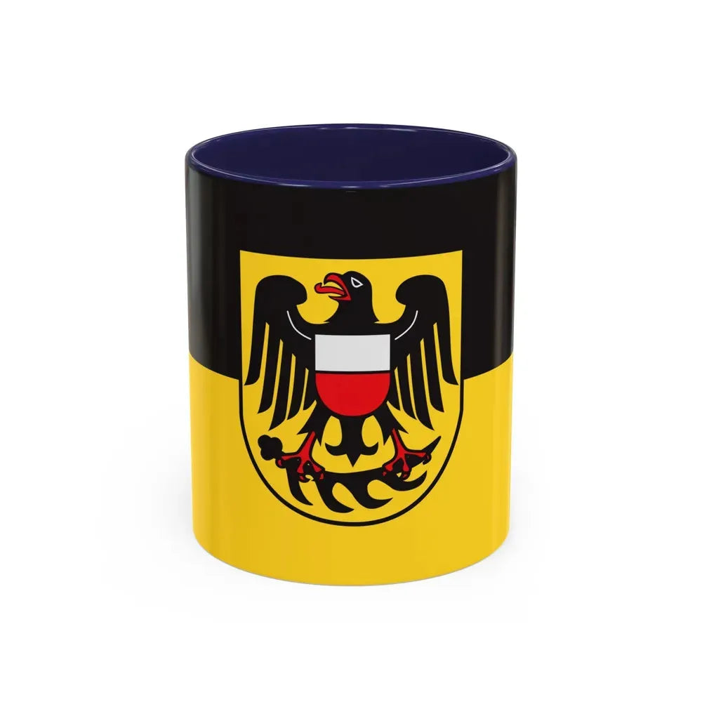 Flag of Rottweil Germany - Accent Coffee Mug 11oz Navy - Go Mug Yourself