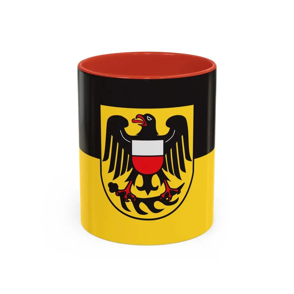Flag of Rottweil Germany - Accent Coffee Mug 11oz Red - Go Mug Yourself