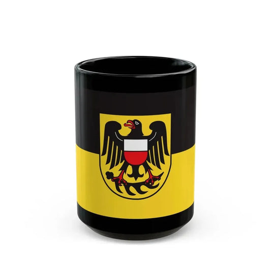 Flag of Rottweil Germany - Black Coffee Mug 15oz - Go Mug Yourself