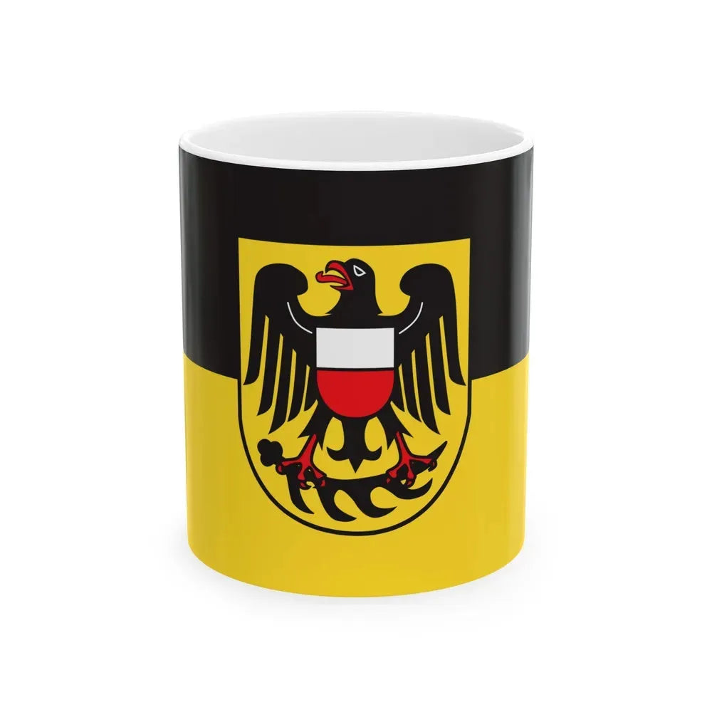 Flag of Rottweil Germany - White Coffee Mug 11oz - Go Mug Yourself