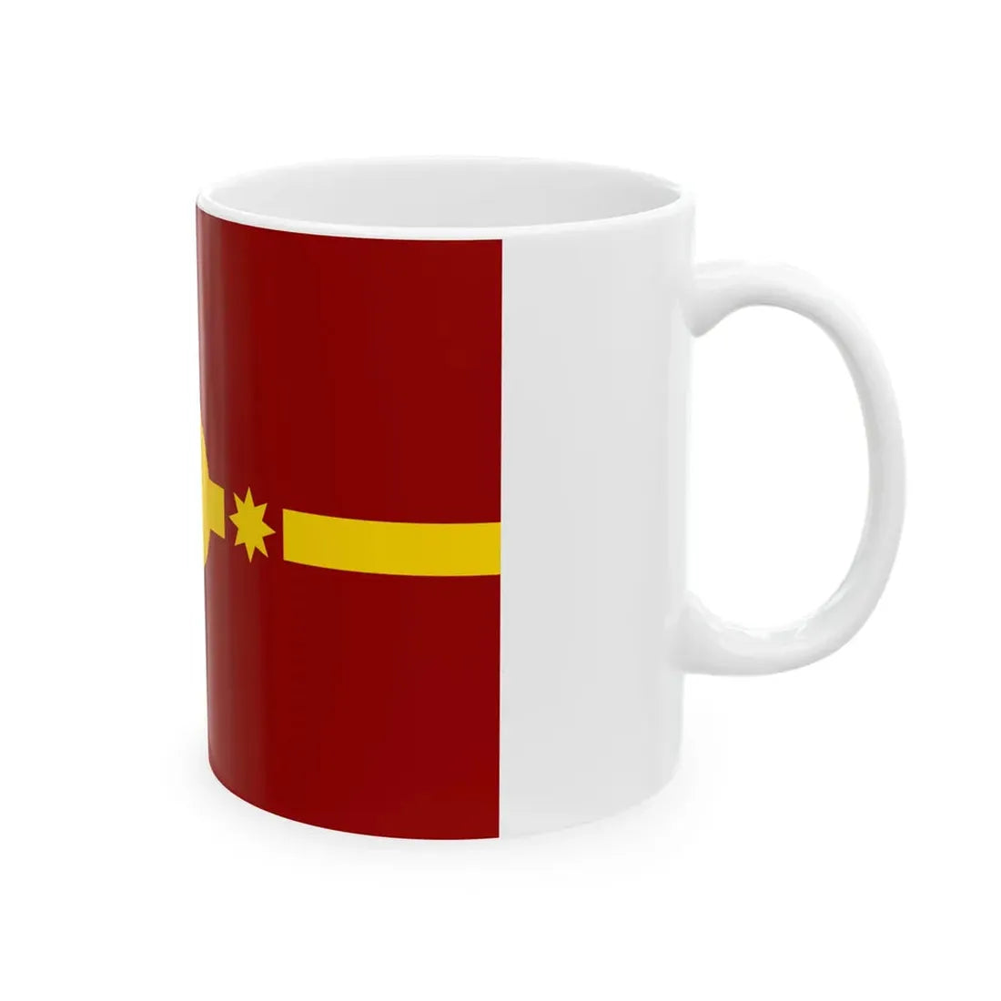 Flag of Rotuma 1987-1988 (Fiji) White Coffee Mug - Go Mug Yourself