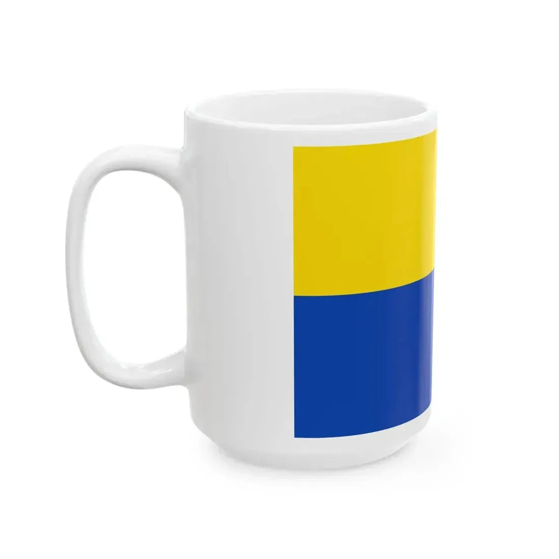 Flag of Rouvroy (Belgium) White Coffee Mug - Go Mug Yourself