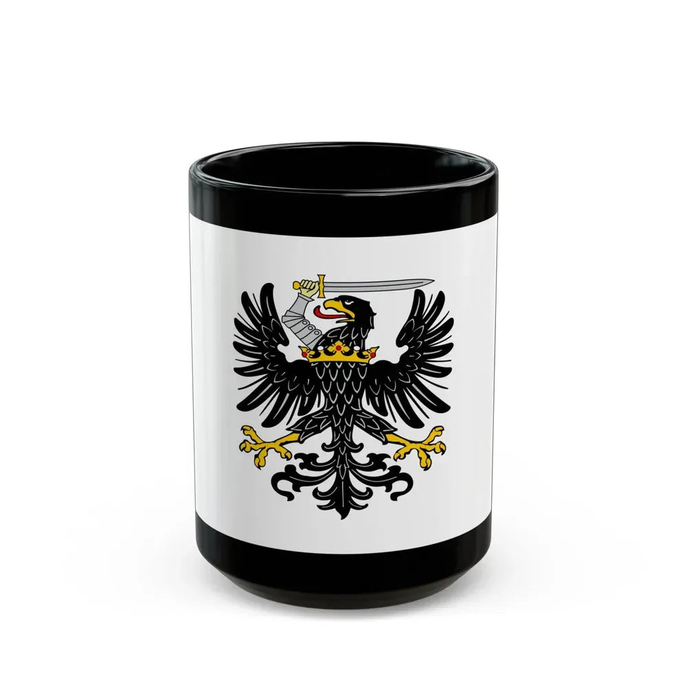 Flag of Royal Prussia Germany - Black Coffee Mug 15oz - Go Mug Yourself