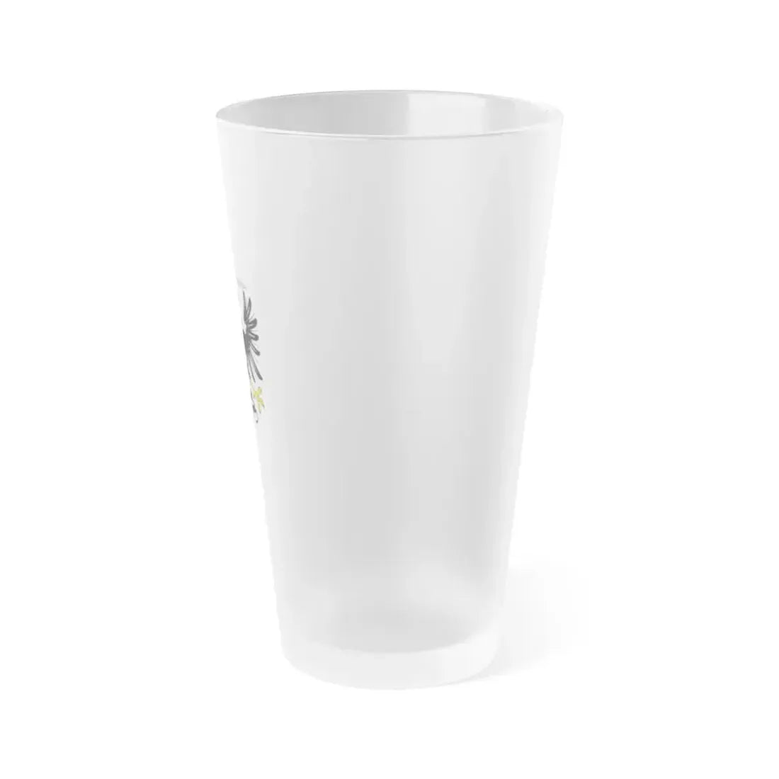 Flag of Royal Prussia Germany - Frosted Pint Glass 16oz - Go Mug Yourself