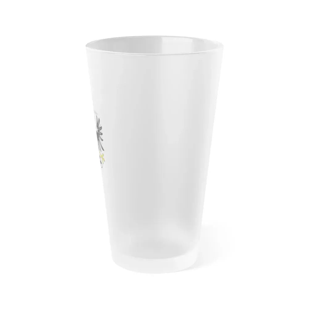 Flag of Royal Prussia Germany - Frosted Pint Glass 16oz - Go Mug Yourself