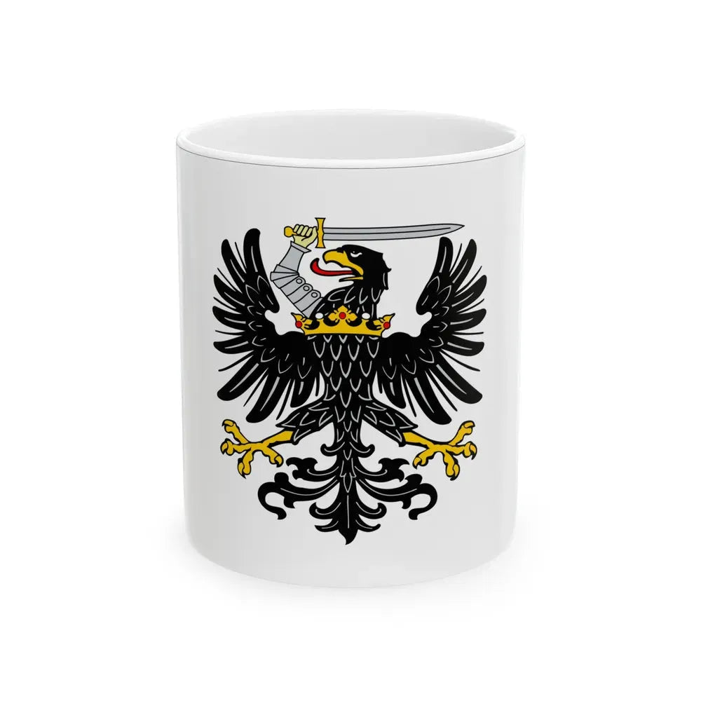 Flag of Royal Prussia Germany - White Coffee Mug 11oz - Go Mug Yourself