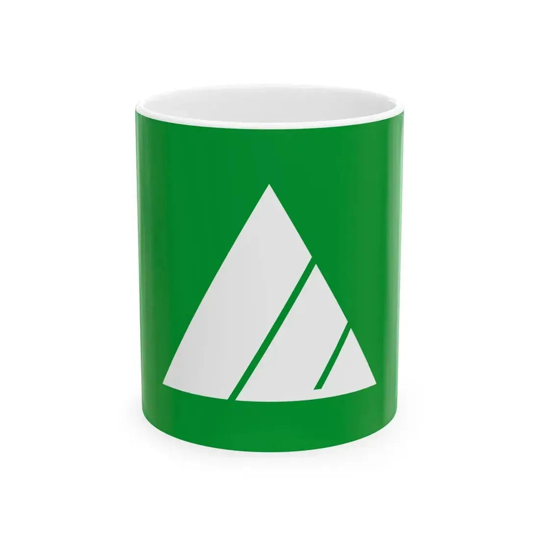 Flag of Rubeshibe Hokkaido 1964-2006 (Japan) White Coffee Mug 11oz - Go Mug Yourself