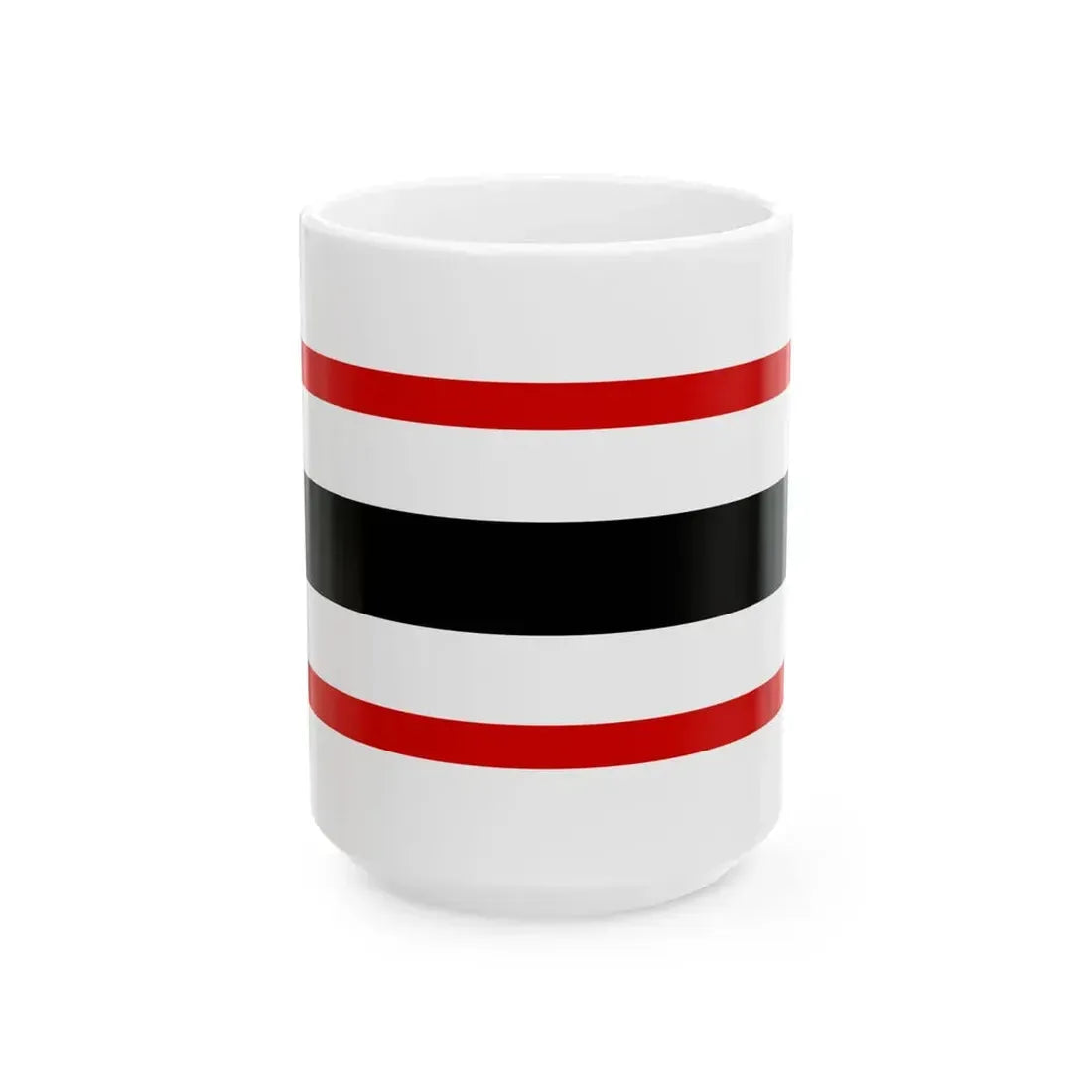 Flag of Rumes (Belgium) White Coffee Mug 15oz - Go Mug Yourself