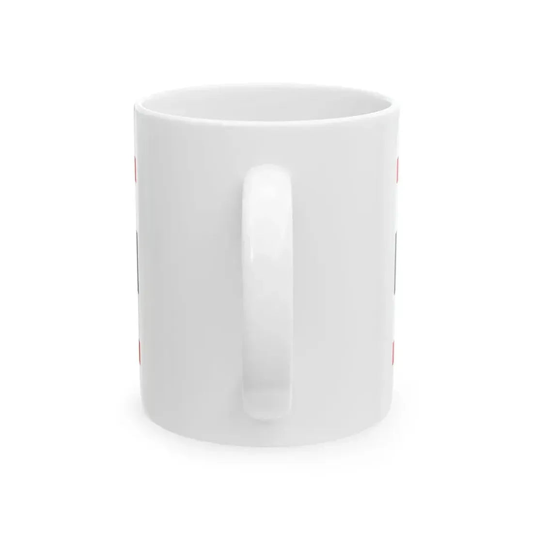 Flag of Rumes (Belgium) White Coffee Mug - Go Mug Yourself