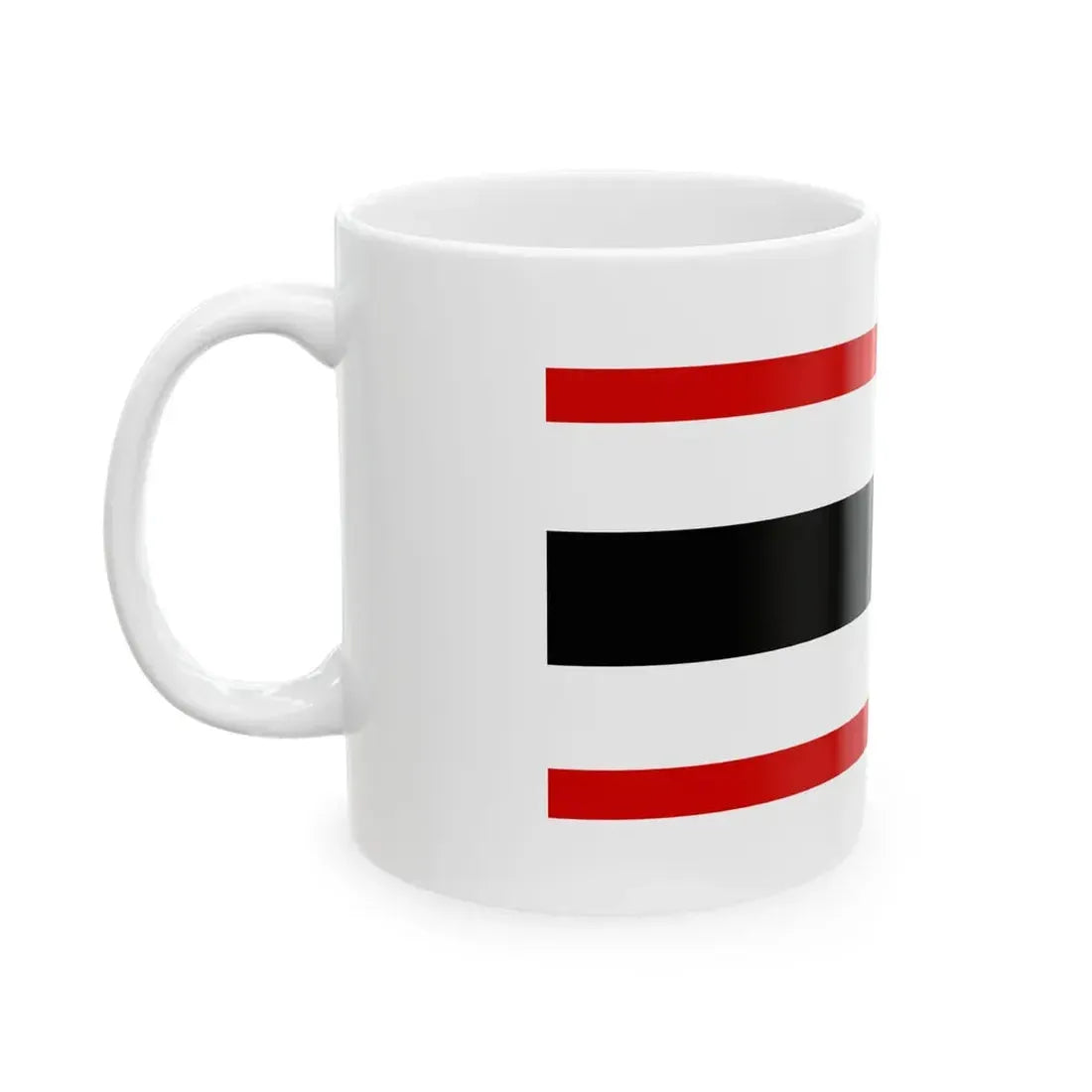Flag of Rumes (Belgium) White Coffee Mug - Go Mug Yourself
