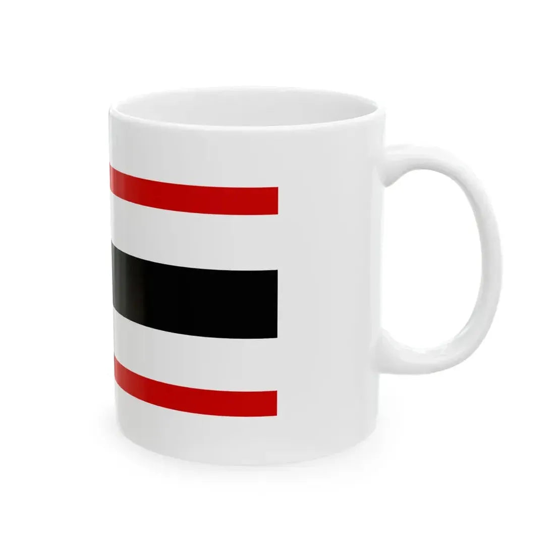 Flag of Rumes (Belgium) White Coffee Mug - Go Mug Yourself