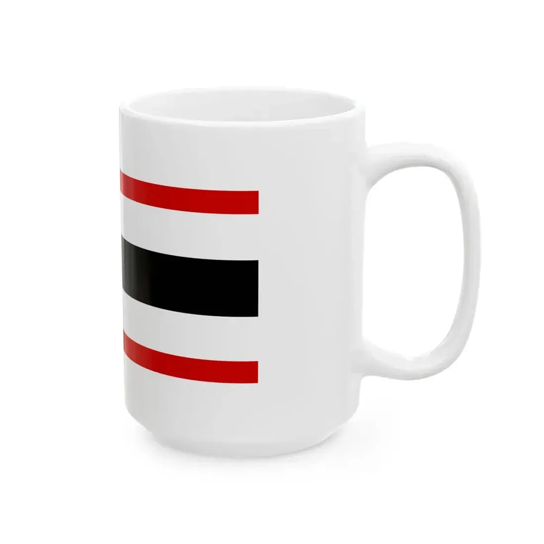 Flag of Rumes (Belgium) White Coffee Mug - Go Mug Yourself