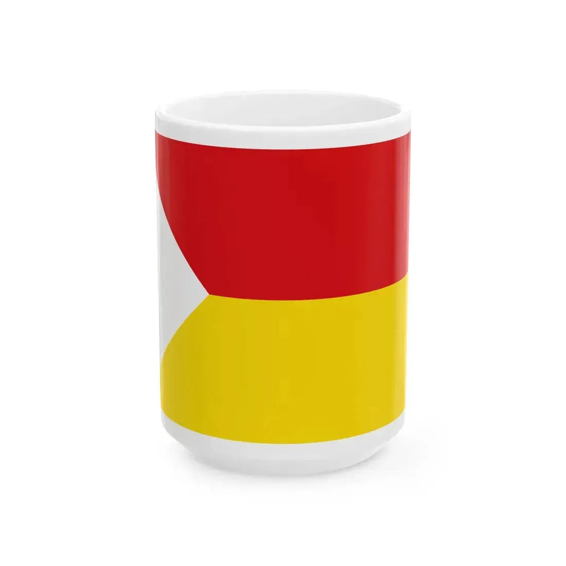 Flag of Rumst (Belgium) White Coffee Mug 15oz - Go Mug Yourself