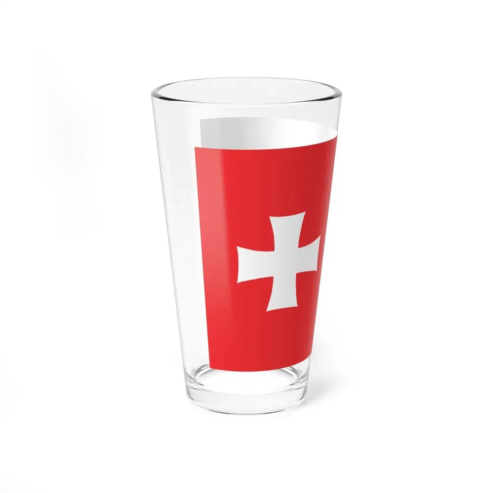 Flag of Rustavi Georgia - Pint Glass 16oz - Go Mug Yourself