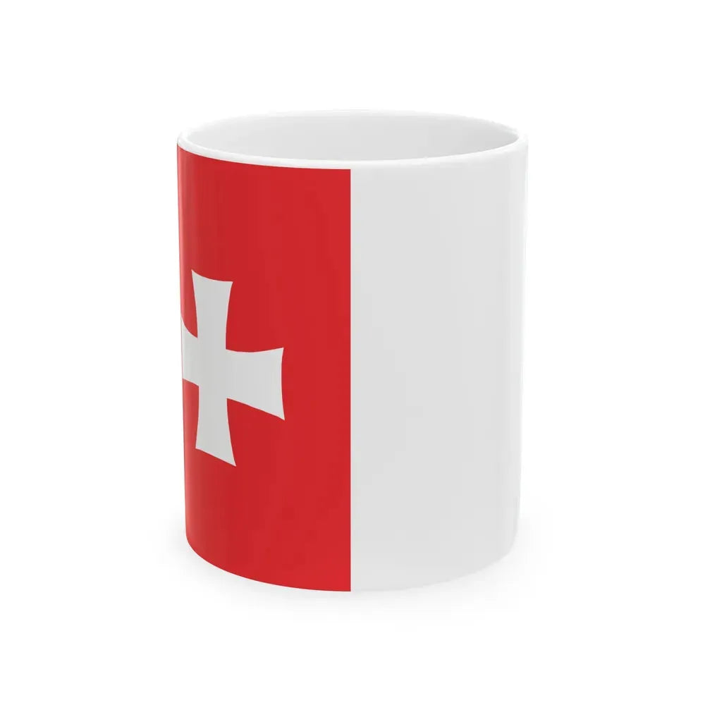 Flag of Rustavi Georgia - White Coffee Mug 11oz - Go Mug Yourself