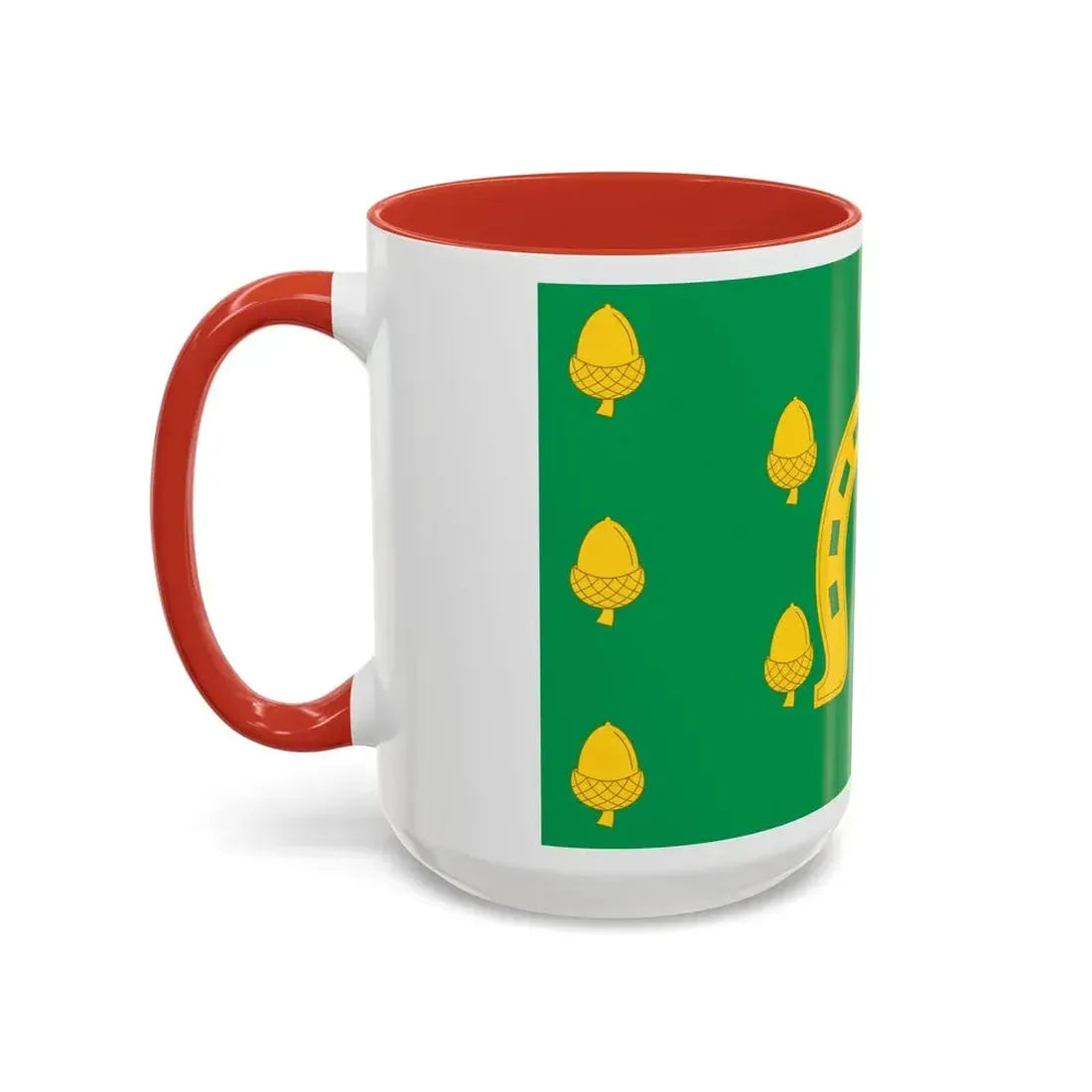 Flag of Rutland County UK - Accent Coffee Mug - Go Mug Yourself