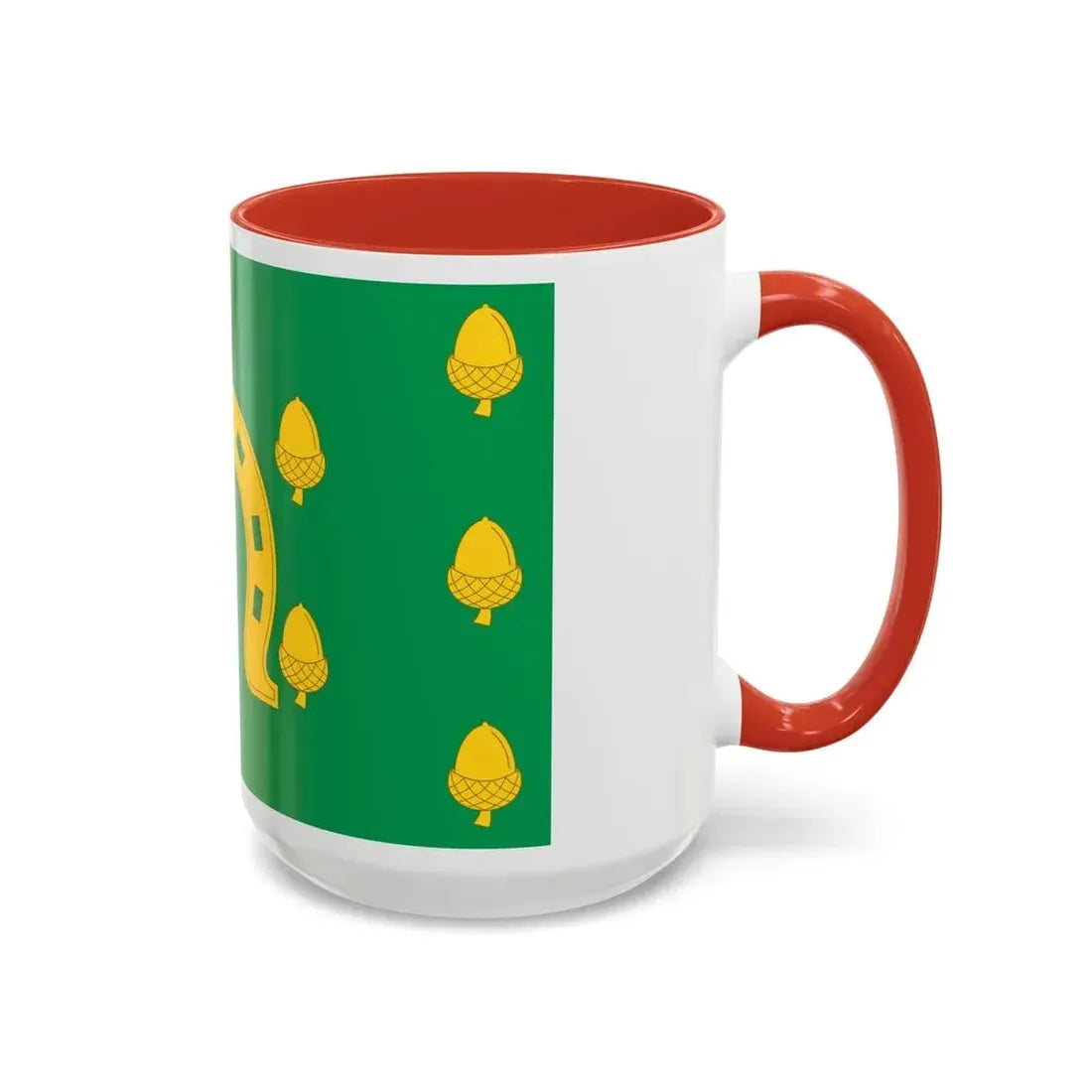 Flag of Rutland County UK - Accent Coffee Mug - Go Mug Yourself