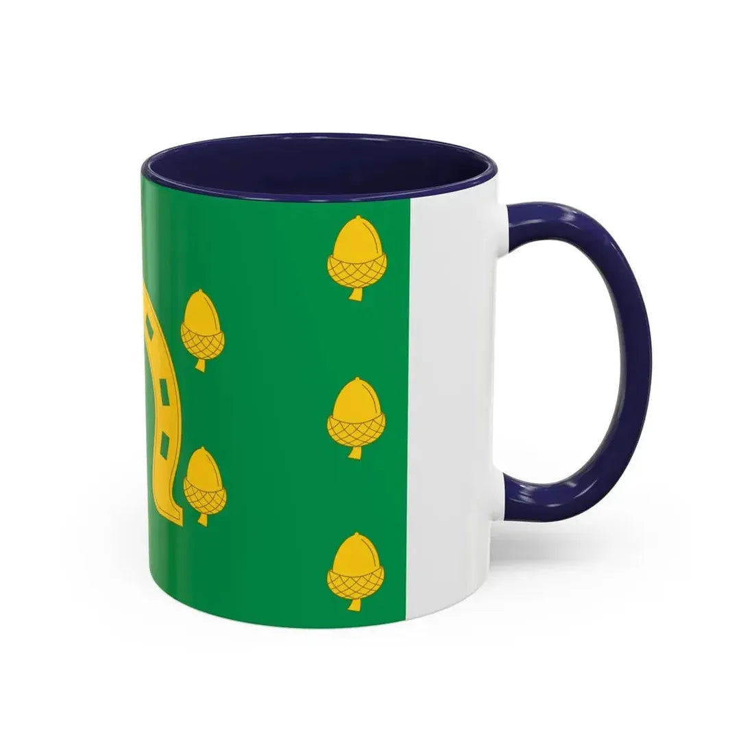 Flag of Rutland County UK - Accent Coffee Mug - Go Mug Yourself