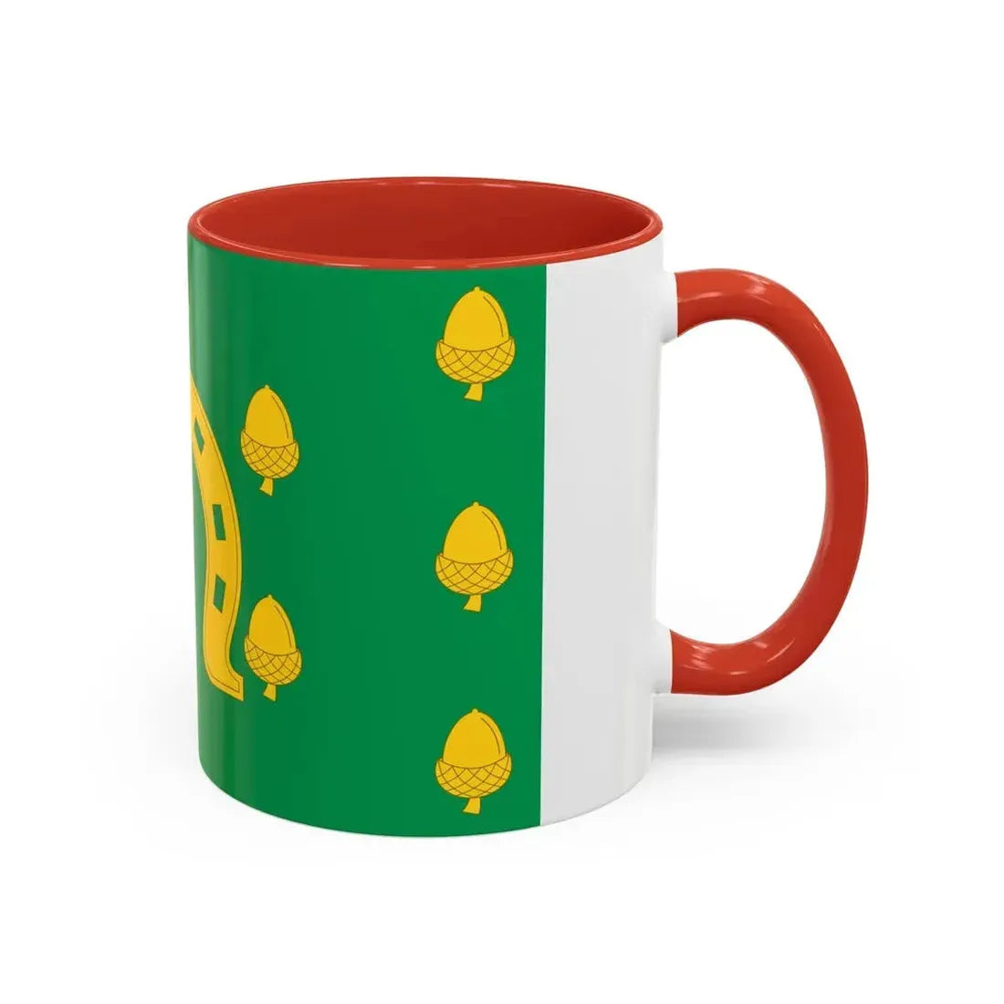 Flag of Rutland County UK - Accent Coffee Mug - Go Mug Yourself