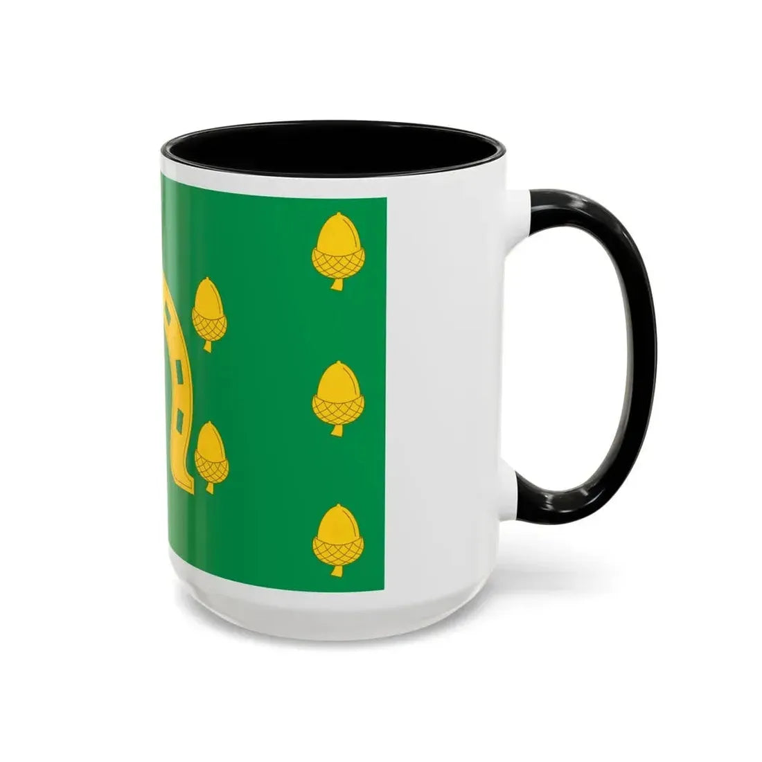 Flag of Rutland County UK - Accent Coffee Mug - Go Mug Yourself