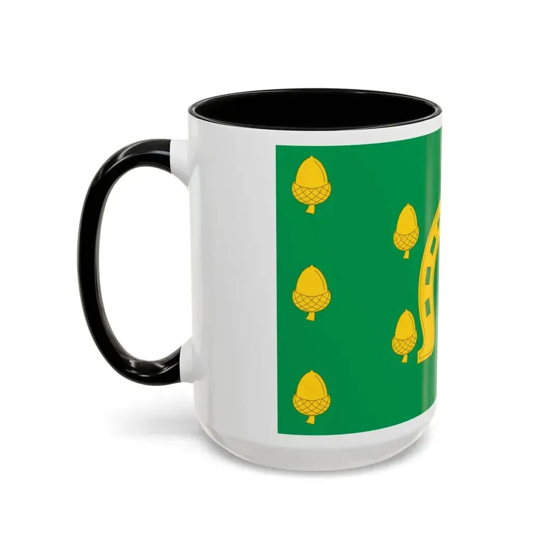 Flag of Rutland County UK - Accent Coffee Mug - Go Mug Yourself