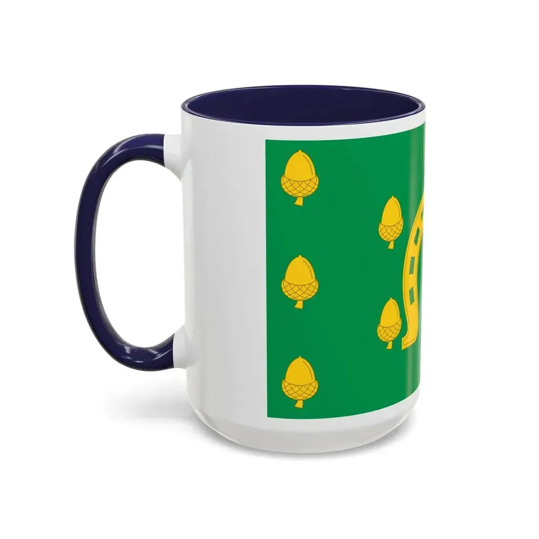 Flag of Rutland County UK - Accent Coffee Mug - Go Mug Yourself