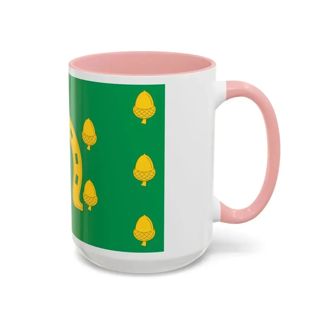 Flag of Rutland County UK - Accent Coffee Mug - Go Mug Yourself