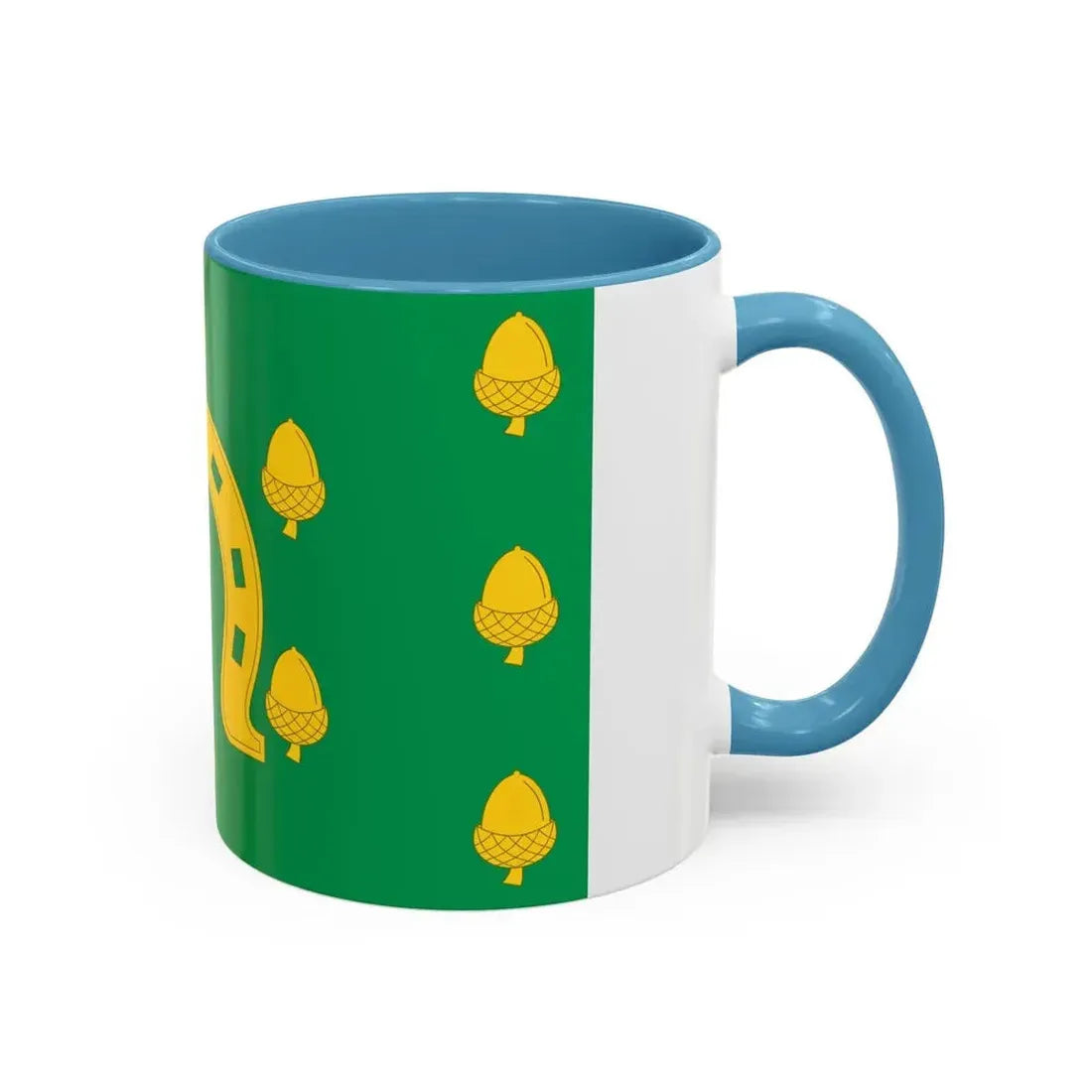 Flag of Rutland County UK - Accent Coffee Mug - Go Mug Yourself