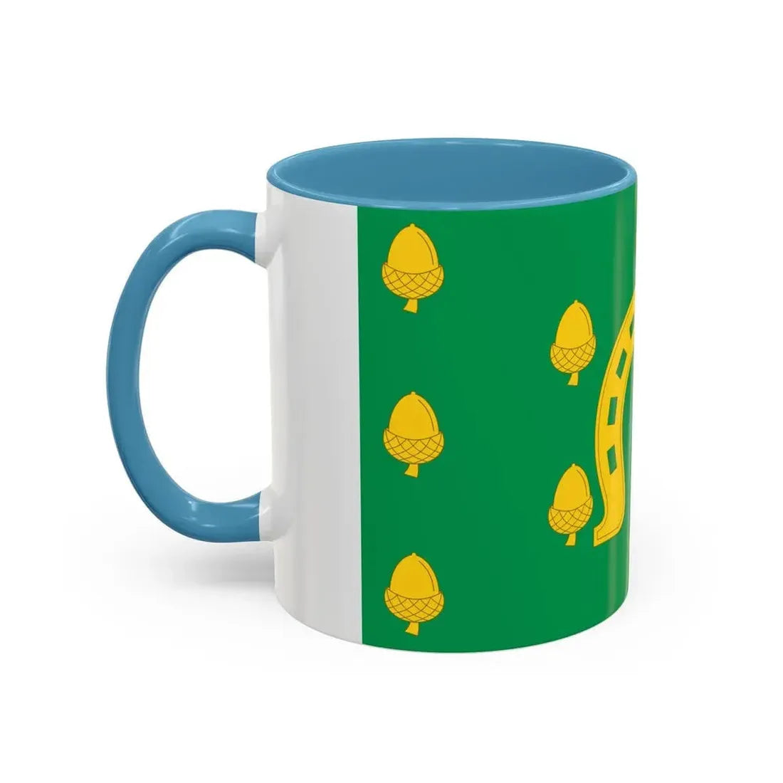 Flag of Rutland County UK - Accent Coffee Mug - Go Mug Yourself