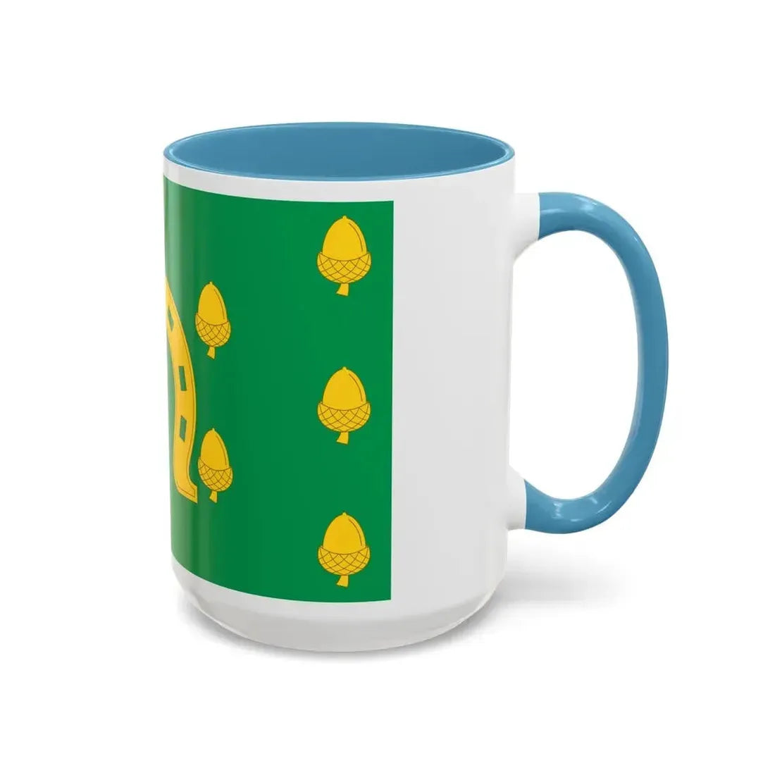 Flag of Rutland County UK - Accent Coffee Mug - Go Mug Yourself