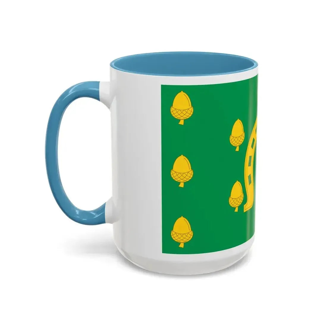 Flag of Rutland County UK - Accent Coffee Mug - Go Mug Yourself