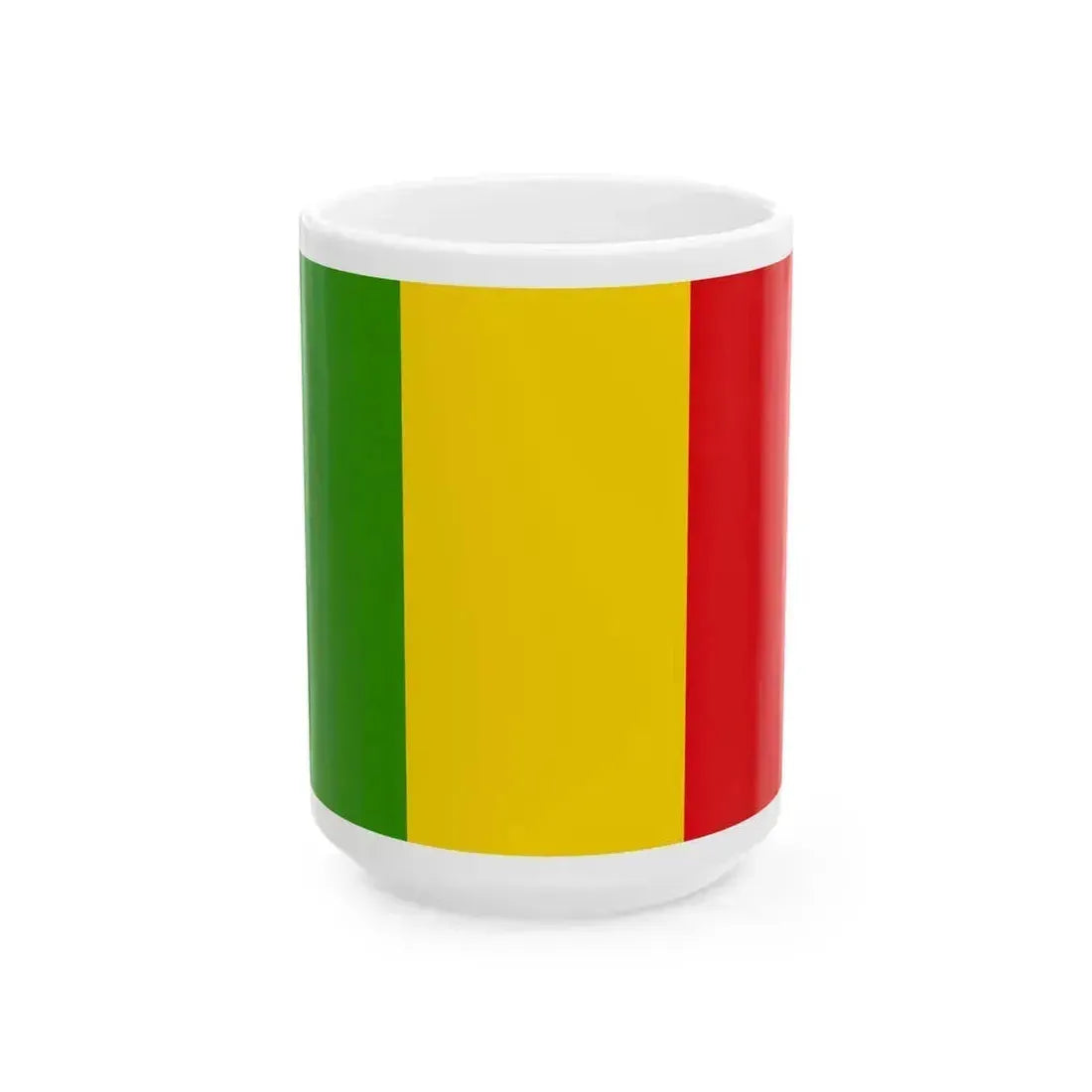 Flag of Rwanda 1961-1962 (Rwanda) White Coffee Mug 15oz - Go Mug Yourself