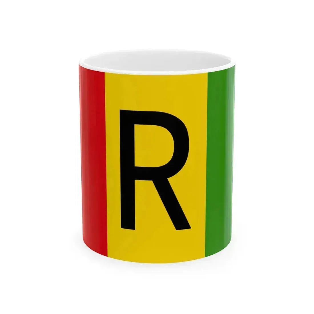 Flag of Rwanda 1961-2001 (Rwanda) White Coffee Mug 11oz - Go Mug Yourself