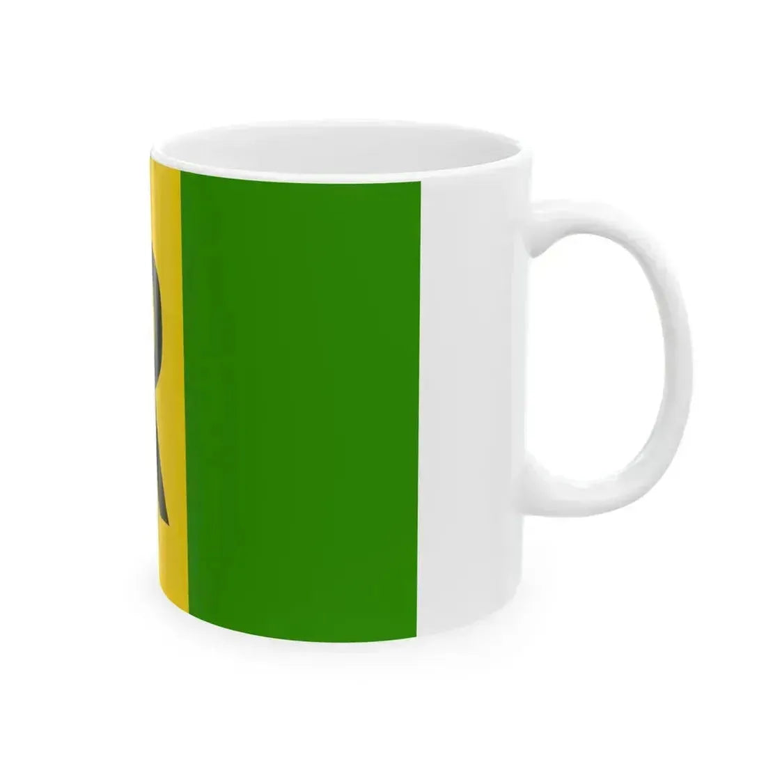 Flag of Rwanda 1961-2001 (Rwanda) White Coffee Mug - Go Mug Yourself
